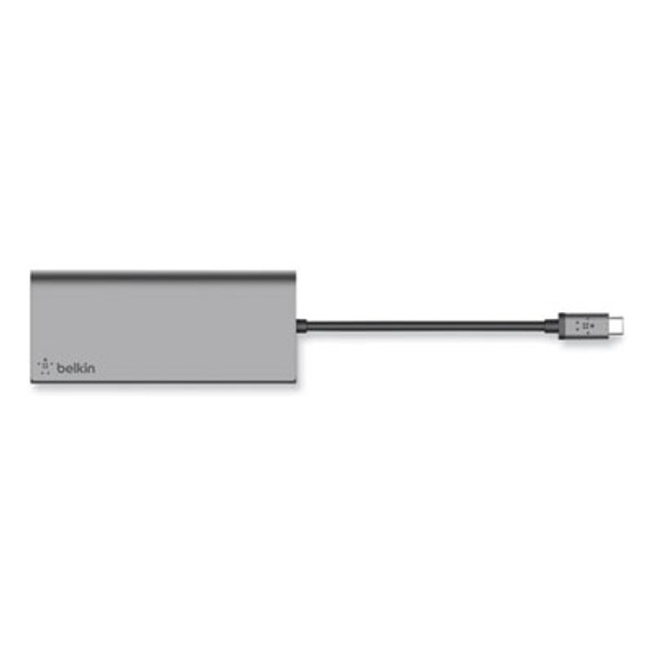Usb-C Multimedia Hub, 6 Ports, Space Gray