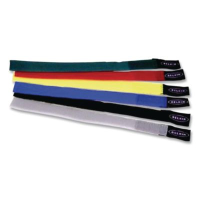 Multicolored Cable Ties, 6/Pack