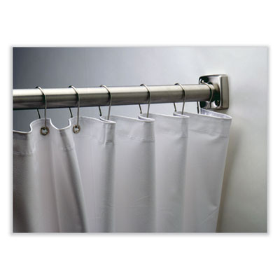 Shower Curtain, 42 x 72, Vinyl, White