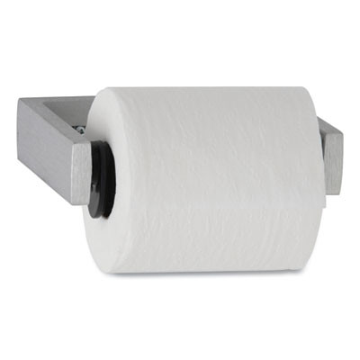 Toilet Tissue Dispenser For Single Roll, 6.5 x 4 x 1, Gray