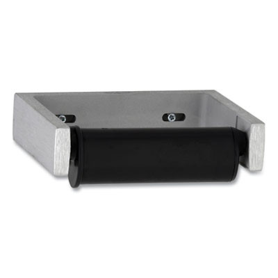 Toilet Tissue Dispenser For Single Roll, 6.5 x 4 x 1, Gray