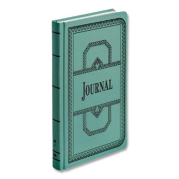 Account Journal, Journal-Style Rule, Blue Cover, 11.75 X 7.25 Sheets, 300 Sheets/Book