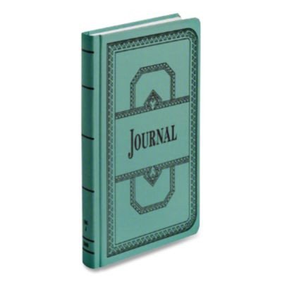 Account Journal, Journal-Style Rule, Blue Cover, 11.75 X 7.25 Sheets, 500 Sheets/Book