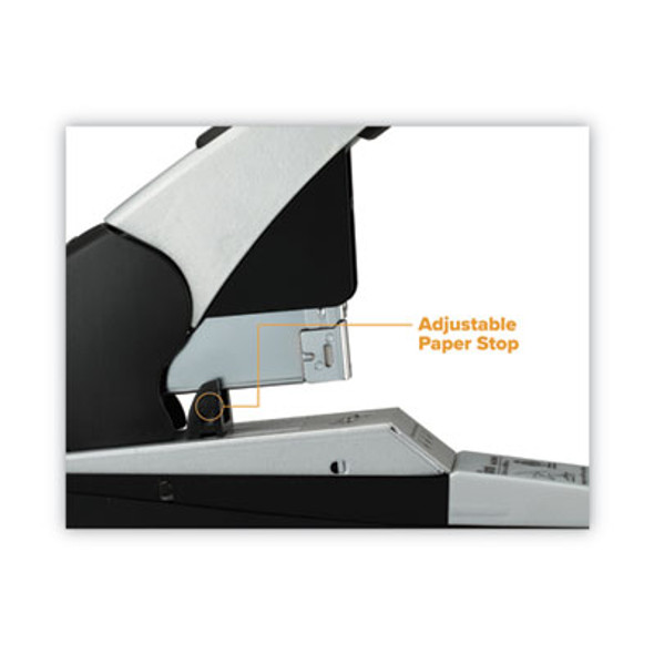 Auto 180 Xtreme Duty Automatic Stapler, 180-Sheet Capacity, Silver/Black