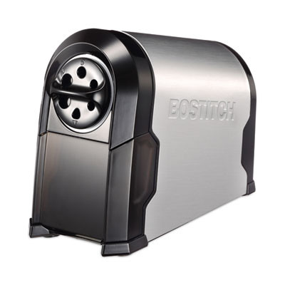 Super Pro Glow Commercial Electric Pencil Sharpener, Ac-Powered, 6.13 X 10.63 X 9, Black/Silver
