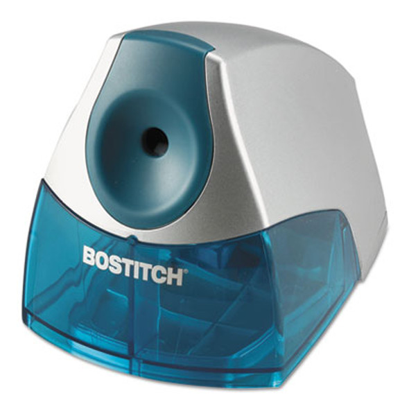 Personal Electric Pencil Sharpener, Ac-Powered, 4.25 x 8.4 x 4.25, Blue