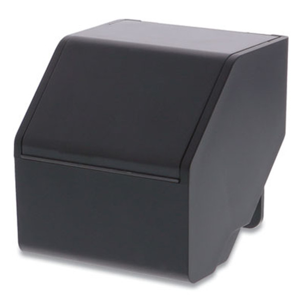 Konnect Desktop Organizer Short Storage Bin, 3.4" x 3.5" x 3.5", Black