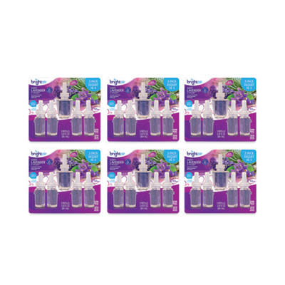 Electric Scented Oil Air Freshener Refill, Sweet Lavender And Violet, 0.67 Oz Bottle, 5/Pack, 6 Pack/Carton