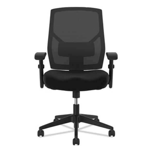 Vl581 High-Back Task Chair, Supports Up To 250 Lb, 18" To 22" Seat Height, Black
