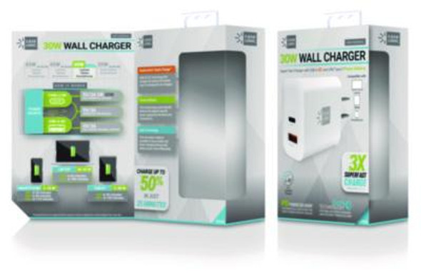 Wall Charger, 30 W, White