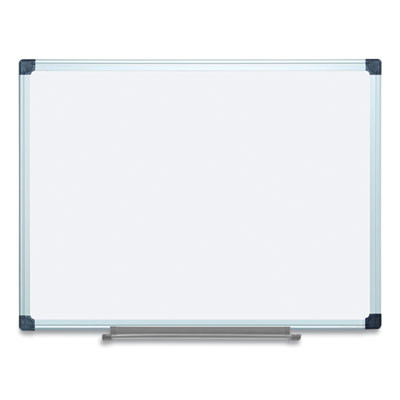 Porcelain Value Dry Erase Board, 36" x 48", White Surface, Satin Aluminum Frame