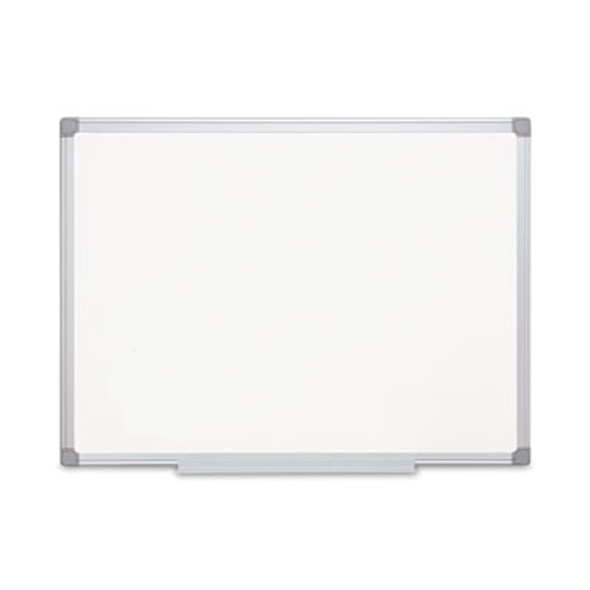 Earth Silver Easy Clean Magnetic Dry Erase Boards, 48" x 36", White Surface, Satin Aluminum Frame