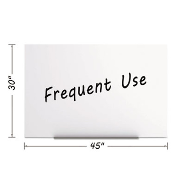 Magnetic Dry Erase Tile Board, 29.5" x 45", White Surface