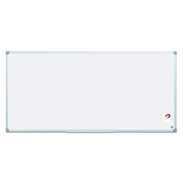 Earth Gold Ultra Magnetic Dry Erase Boards, 96" x 48", White Surface, Satin Aluminum Frame