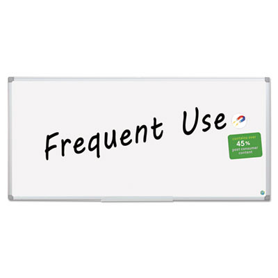 Earth Gold Ultra Magnetic Dry Erase Boards, 96" x 48", White Surface, Satin Aluminum Frame