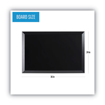 Kamashi Wet-Erase Board, Black 34" x 22" Surface, Black 36" x 24" Frame