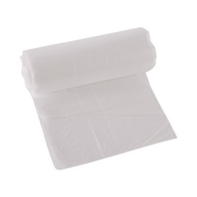 High-Density Can Liners, 30 Gal, 10 Mic, 30" x 36", Natural, Perforated Roll, 25 Bags/Roll, 20 Rolls/Carton