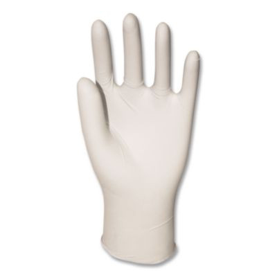 Powder-Free Synthetic Vinyl Gloves, X-Large, 4 Mil Thick, 9.5" Long, Cream, 100/Box