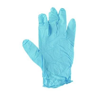 Disposable Examination Nitrile Gloves, Powder-Free, Small, 5 Mil Thick, 9.5" Long, Blue, 100/Box