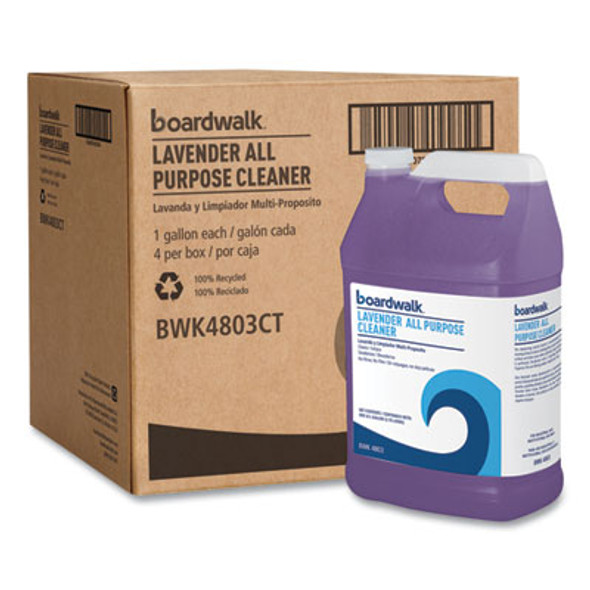 All Purpose Cleaner, Lavender Scent, 1 Gal Bottle, 4 Bottles/Carton
