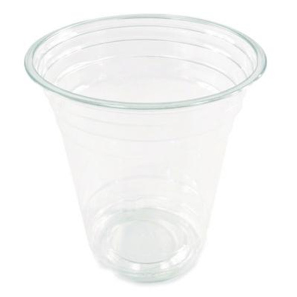 Clear Plastic Pet Cups, Squat, 12 Oz, 1,000/Carton