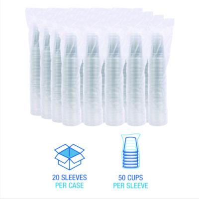 Translucent Plastic Cold Cups, 20 Oz, Clear, 1,000/Carton