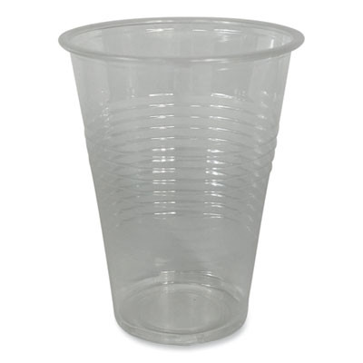Translucent Plastic Cold Cups, Individually Wrapped, 9 Oz, 1,000/Carton