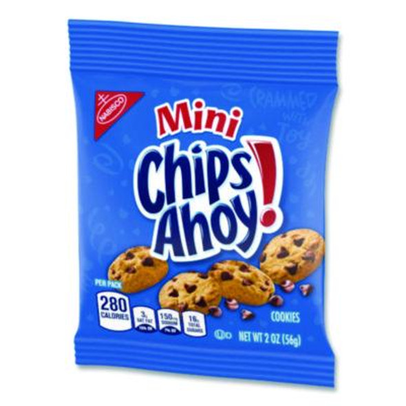 Chocolate Chip Cookies - Single Serve, 2 Oz Packets, 60/Carton