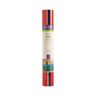 Everyday Iron-On Material For Assorted Surfaces, 12 x 12, Assorted Colors, 6/Pack
