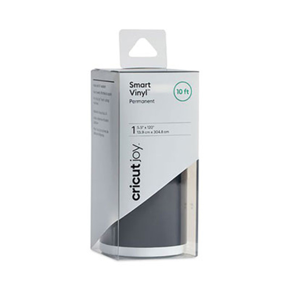 Joy Permanent Smart Vinyl For Assorted Surfaces, 5.5 x 120, Black