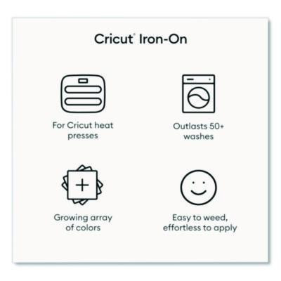 Everyday Iron-On Material For Assorted Surfaces, 12 x 24, Black