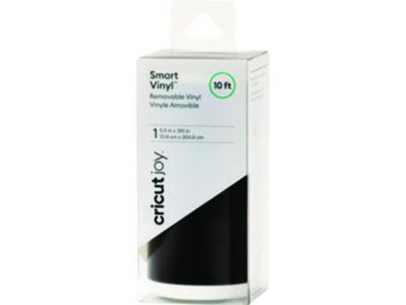 Joy Removable Smart Vinyl For Assorted Surfaces, 5.5 x 120, Black