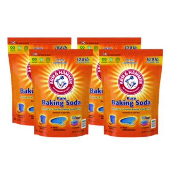 Baking Soda, 10.8 Lb Bag, 4/Carton