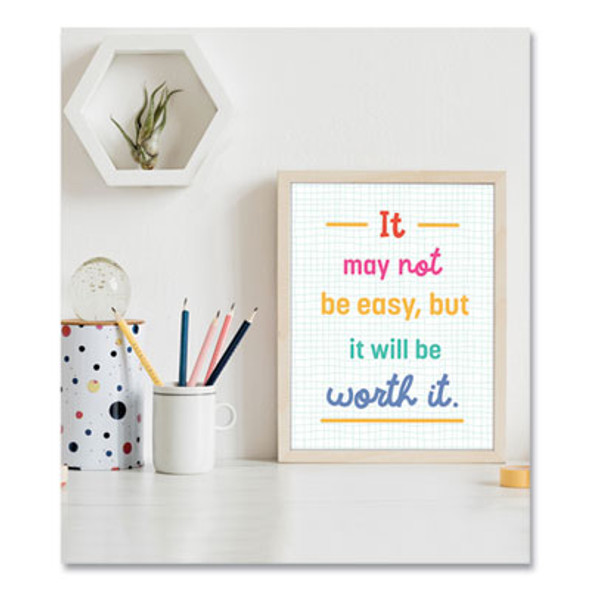 Mini Posters, Growth Mindset Quotes, 8.5 x 11, 12/Set