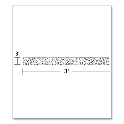 Straight Borders, Dotted, 3" x 3 Ft, Black/White, 12/Pack