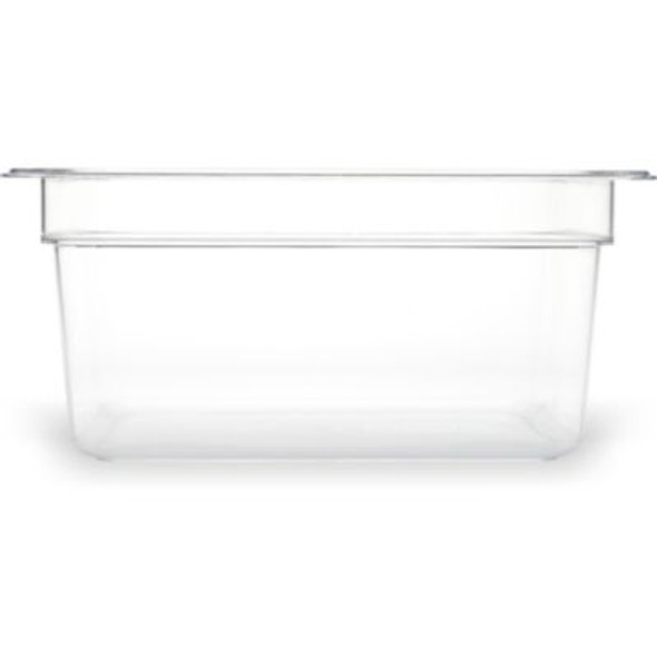 Storplus Polycarbonate Food Pan, 8.7 Qt, 10.38 x 12.75 x 6, Clear, Plastic