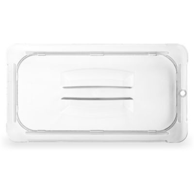 Storplus Polycarbonate Handled Universal Lid, 10.38 x 12.75 x 0.88, Clear, Plastic