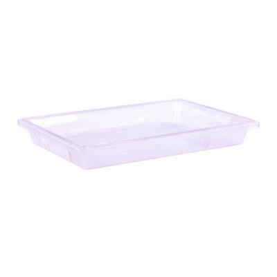 Storplus Polycarbonate Food Storage Container, 5 Gal, 18 x 26 x 3.5, Clear, Plastic