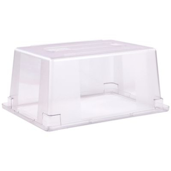 Storplus Polycarbonate Food Storage Container, 16.6 Gal, 18 x 26 x 12, Clear, Plastic
