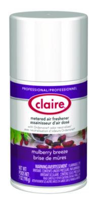 Metered Air Freshener, Mulberry Scent, 7 Oz Aerosol Spray, 12/Carton