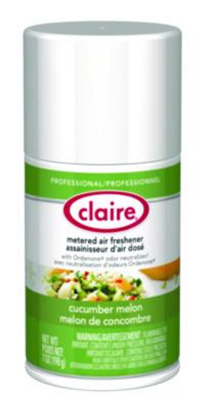 Metered Air Freshener, Cucumber Melon Scent, 7 Oz Aerosol Spray, 12/Carton