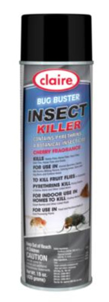 Bug Buster Insect Killer, 15 Oz Aerosol Spray, 12/Carton