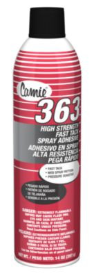 363 High Strength Fast Tack Spray Adhesive, 14 Oz, 12/Carton