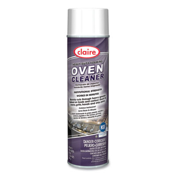 Heavy Duty Foaming Oven Cleaner, 20 Oz Aerosol Spray, 12/Carton