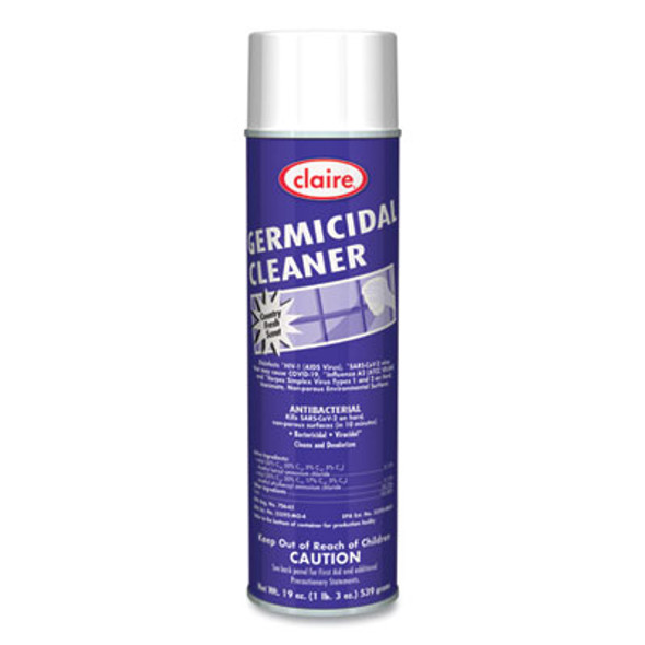 Germicidal Cleaner, Country Fresh Scent, 19 Oz Aerosol Spray, 12/Carton