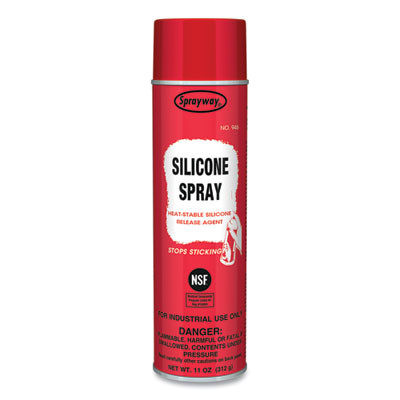 Silicone Spray Release Agent, 11 Oz Aerosol Spray, 12 Cans/Carton