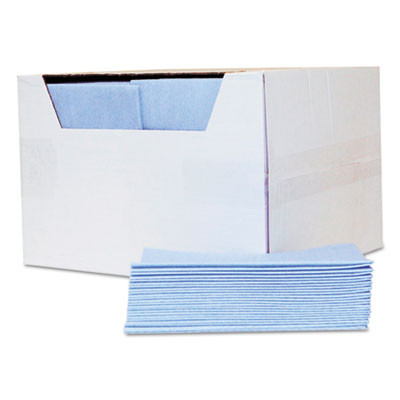 Wet Wipes, 11.5 x 24, Blue, 150/Carton