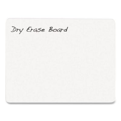 Dry Erase Student Boards, 12" x 9", White Surface, 10/Set