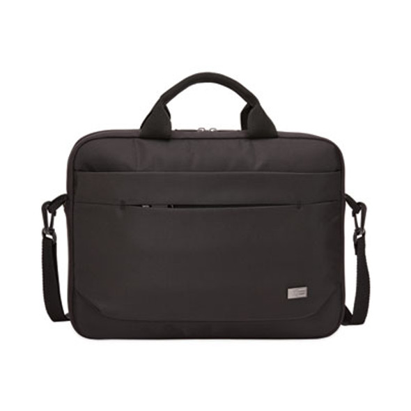 Advantage Laptop Attache, Fits Devices Up To 15.6", Polyester, 16.1 x 2.8 x 13.8, Black