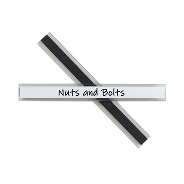 Clear Magnetic Label Holders, Side Load, 6 x 0.5, 10/Pack